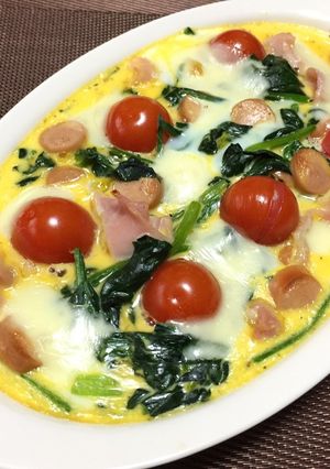 ほうれん草のキッシュ-レシピのメイン写真