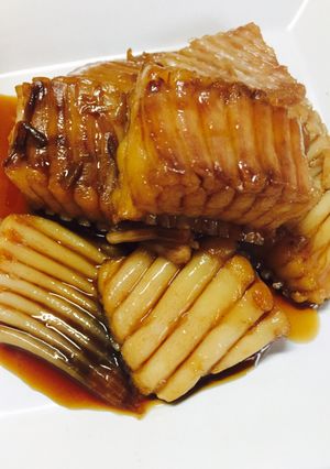 真カスべの煮付け-レシピのメイン写真