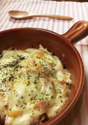 ガーリック醤油味のじゃがいもチーズ焼き♡-レシピのメイン写真
