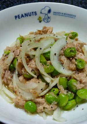 枝豆とツナの簡単おつまみ!(^^)!-レシピのメイン写真