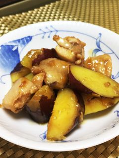 さつまいもと鶏肉のマーマレード煮-レシピのメイン写真