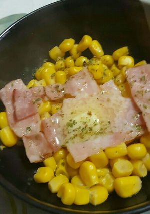 コーンとベーコンのバター焼き-レシピのメイン写真