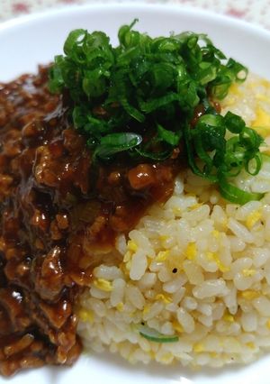 脱マンネリ！ピリ辛 麻婆あんかけ炒飯-レシピのメイン写真