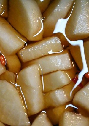 ピリ辛☆大根のしょうゆ漬-レシピのメイン写真