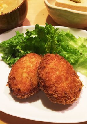 鶏ミンチ肉でメンチカツ-レシピのメイン写真