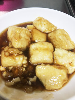 豆腐と調味料だけ!あんかけあげ豆腐!-レシピのメイン写真