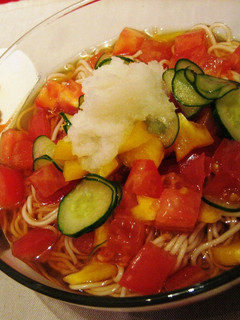 鮮やか♪サラダそうめん-レシピのメイン写真