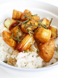 鶏ささみとねぎの焼き鳥 ねぎま丼-レシピのメイン写真