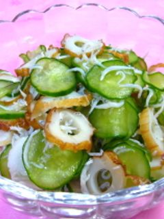 きゅうりとちくわの酢の物-レシピのメイン写真
