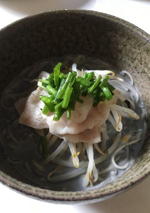 体ポカポカ♡豆乳&黒ごまの簡単☆坦々麺風-レシピのメイン写真