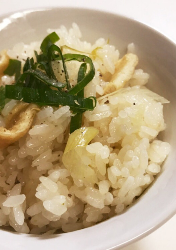 あっさり長ねぎの炊き込みごはん-レシピのメイン写真