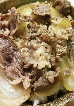 簡単つゆだく牛丼-レシピのメイン写真