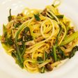 ほうれん草とひき肉の和風パスタ