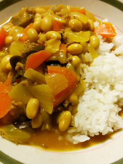 合挽きミンチと大豆のカレー-レシピのメイン写真