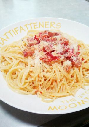 トマトとベーコンのパスタ-レシピのメイン写真