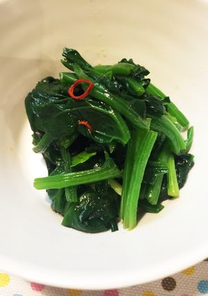ほうれん草のオリーブオイル醤油和え♪-レシピのメイン写真