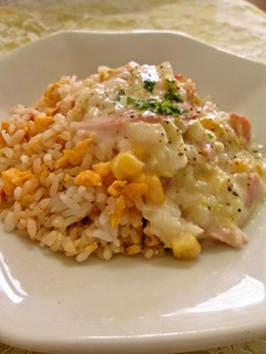 白菜の豆乳あんかけ炒飯-レシピのメイン写真