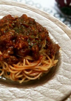 トロトロ～♪牛すじ肉のラグーパスタ-レシピのメイン写真