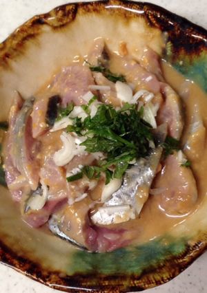 秋刀魚のぬた♡-レシピのメイン写真