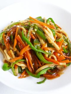 高野豆腐でチンジャオロース 青椒豆腐干絲-レシピのメイン写真