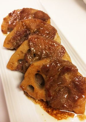 山椒風味のれんこん肉巻き-レシピのメイン写真