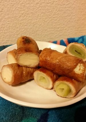 豚の長ネギ巻きと高野豆腐巻き-レシピのメイン写真