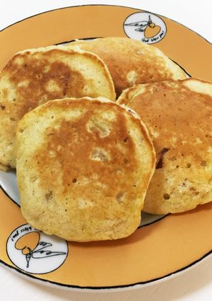 卵不使用!簡単りんごのホットケーキ♡-レシピのメイン写真