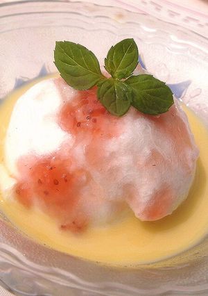 ウ・ア・ラ・ネージュ(卵の泡雪)-レシピのメイン写真