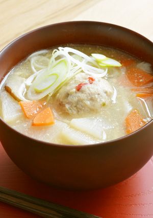 【やまこし汁】＃山古志　＃かぐらなんばん-レシピのメイン写真