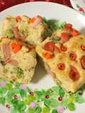 HMと豆腐のケークサレ♪合格祝編