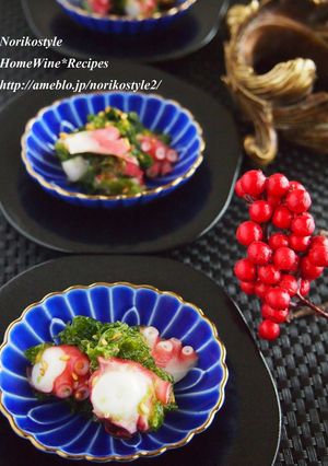 タコとあおさの酢の物-レシピのメイン写真