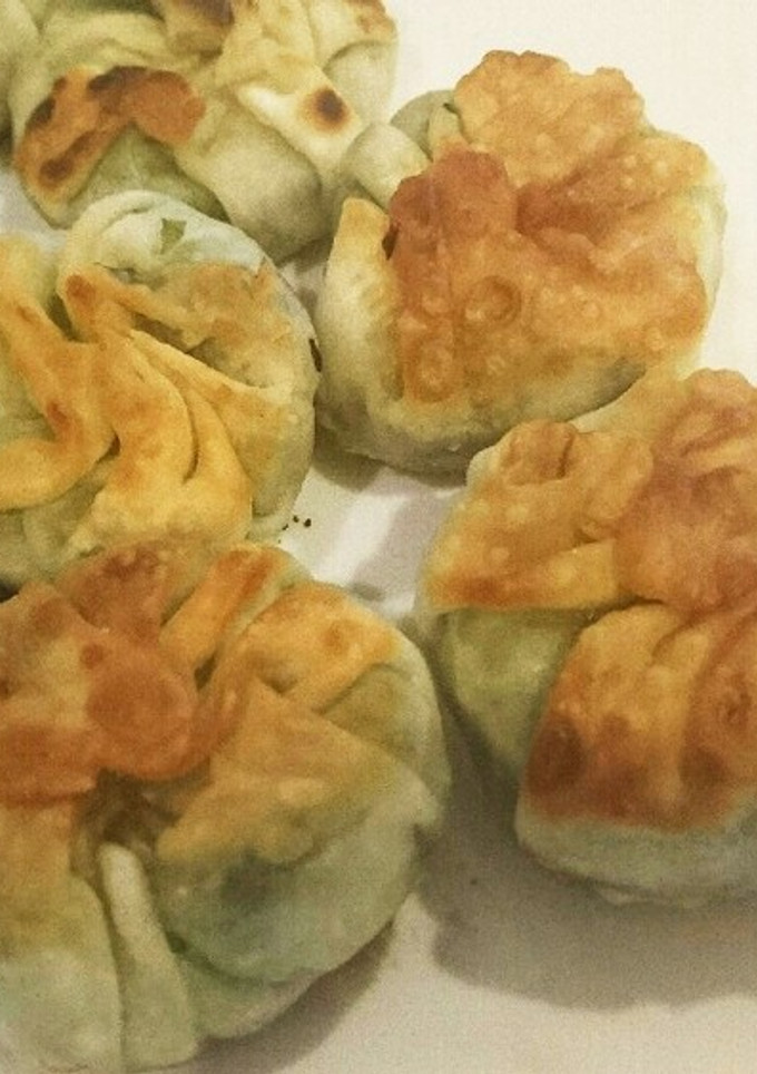餃子の皮でジャコと小松菜のおやき風-レシピのメイン写真
