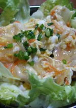 とろーり卵のレタス丼-レシピのメイン写真