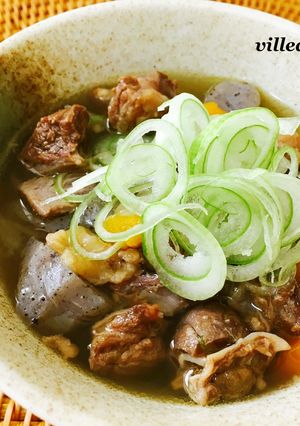 活力なべで作る♪透明スープの牛すじ煮込み-レシピのメイン写真