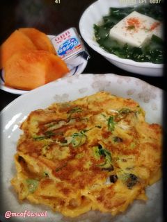 油揚げと椎茸の和風オムレツ-レシピのメイン写真