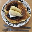 分厚いホットケーキ!