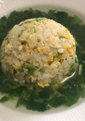 パクチーのスープ炒飯-レシピのメイン写真