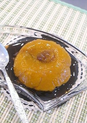 ハロウィンにも？かぼちゃの葛饅頭-レシピのメイン写真