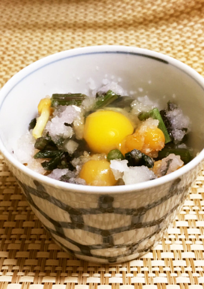 金時草のみぞれ和え-レシピのメイン写真