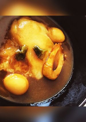 豊橋カレーうどん風お雑煮-レシピのメイン写真