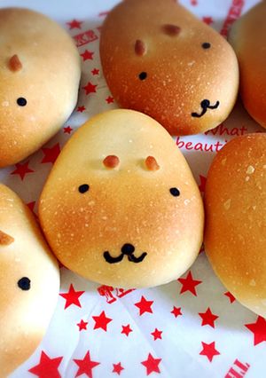 カピバラさんの可愛いパン-レシピのメイン写真