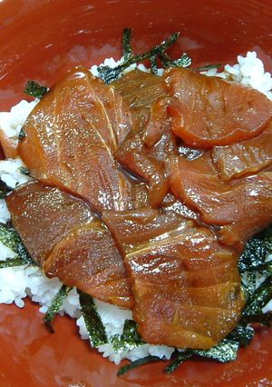 お手軽♪簡単♪『ゥチの濃い味、まぐろ丼』-レシピのメイン写真