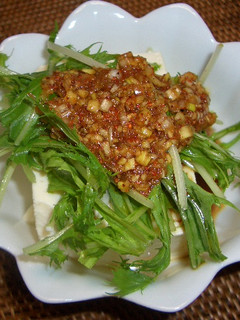 ヤンニョム(薬念)ソースで冷奴-レシピのメイン写真