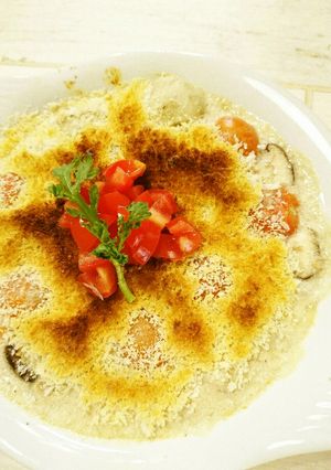 トマトと里芋のミルクパン粉焼き-レシピのメイン写真