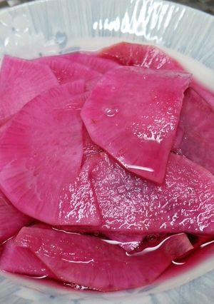 紫大根の甘酢漬-レシピのメイン写真