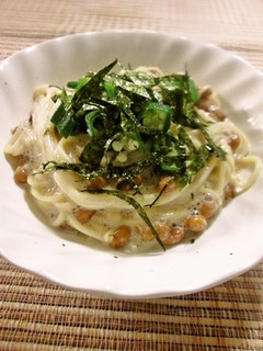 温で♬納豆豆乳そうめん-レシピのメイン写真