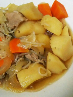 麺つゆで作る肉じゃが-レシピのメイン写真