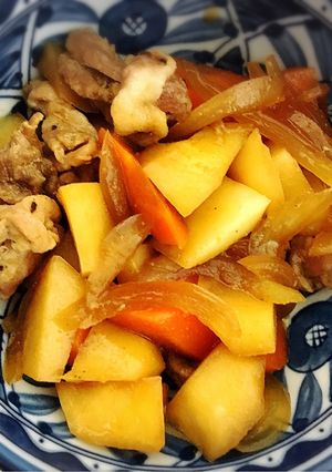 レンジで絶品 カレー肉じゃが-レシピのメイン写真