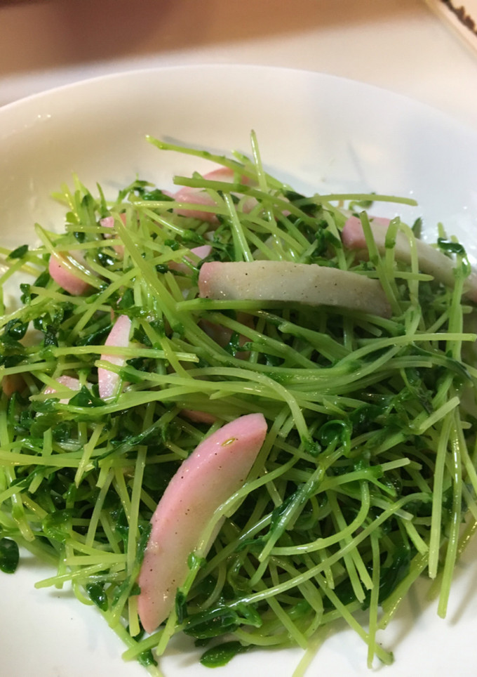 超簡単 豆苗炒め-レシピのメイン写真