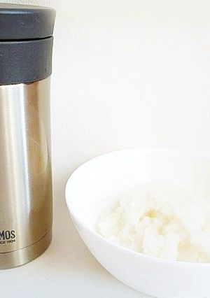 熱湯を注ぐだけ　保温ポットで簡単お粥-レシピのメイン写真